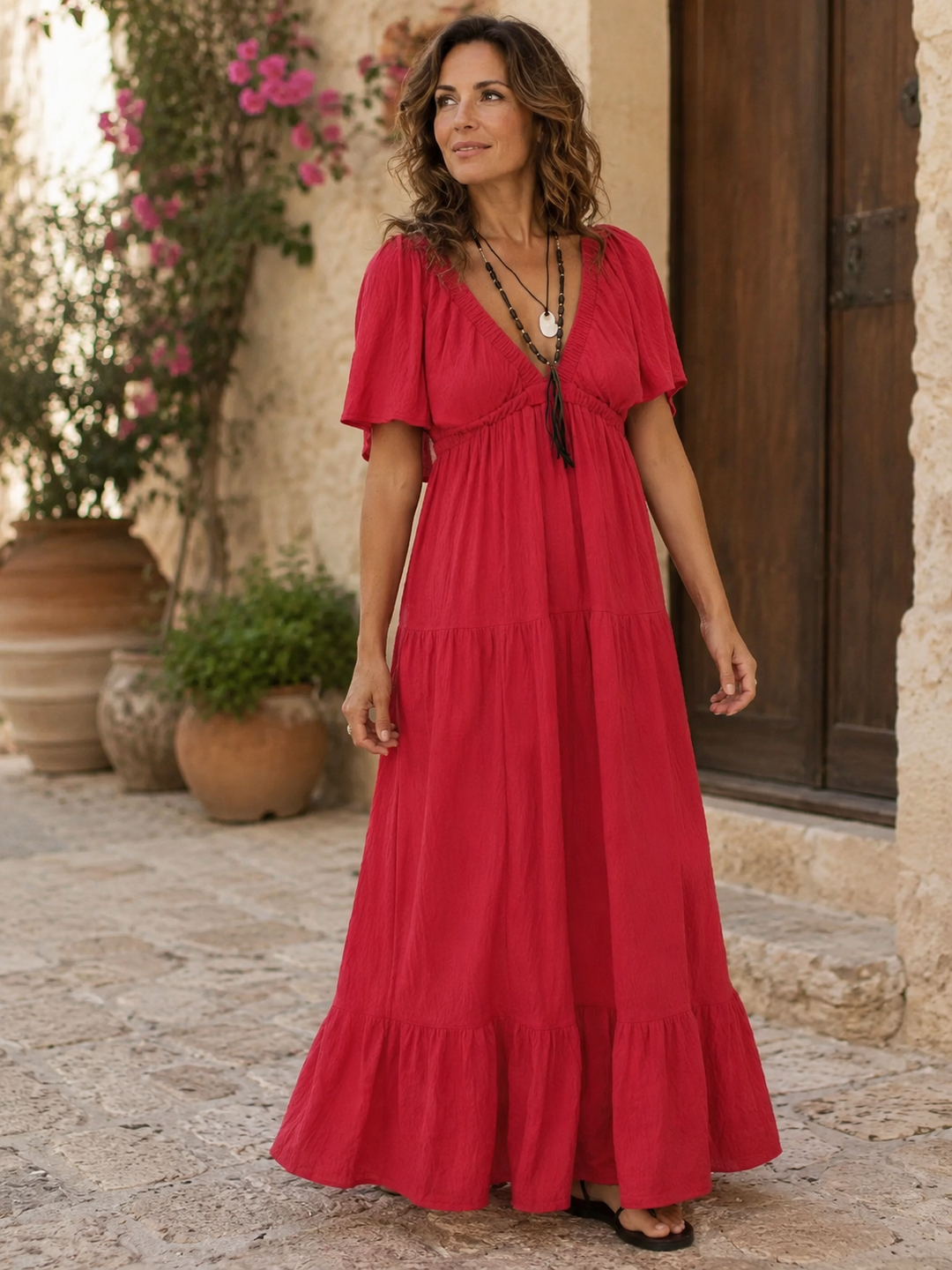 Elodie™ | Flowy Bohemian Maxi Dress
