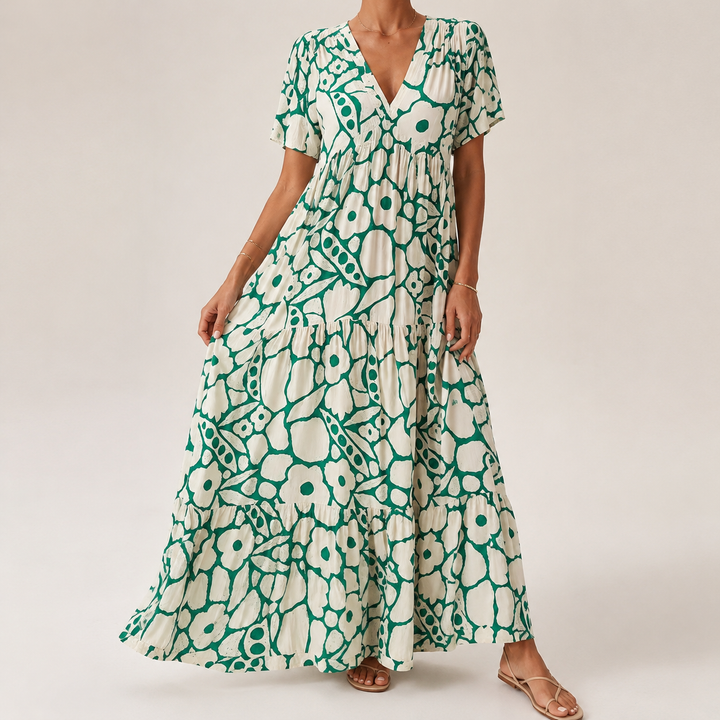 BOHEMIAN PRINTED DRESS FOR WOMEN