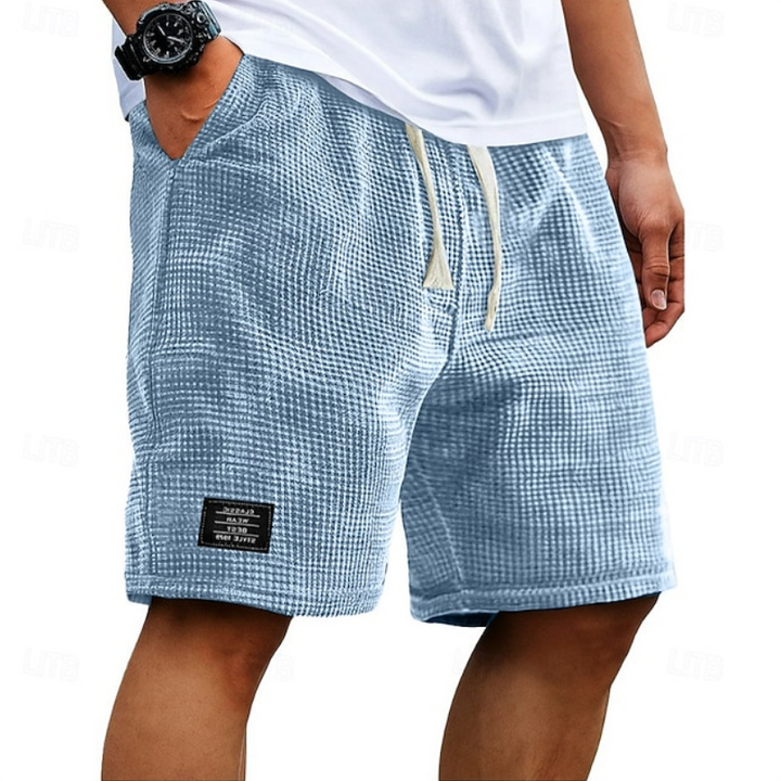 Oliver | Casual Waffle Summer Shorts